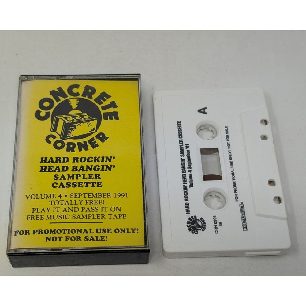 Concrete Corner Volume 4 Cassette Tape Primus Morbid Angel Bogeymen Death 1991‎